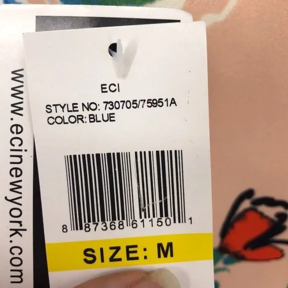 ECI All Over Floral Printed Crepe Back Scuba Skirt NWT - Picture 9 of 11